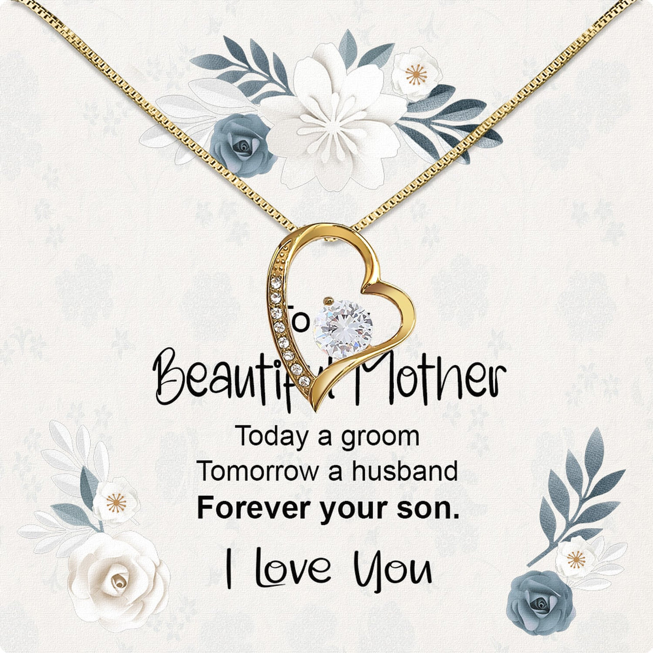 Necklace Gift For Mother Of Groom From Groom