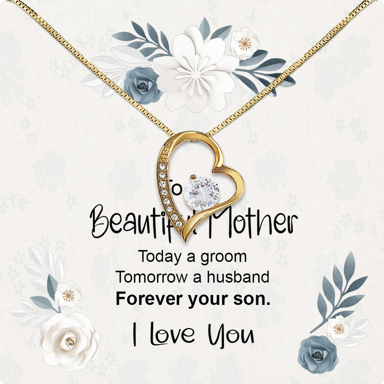 Necklace Gift For Mother Of Groom From Groom