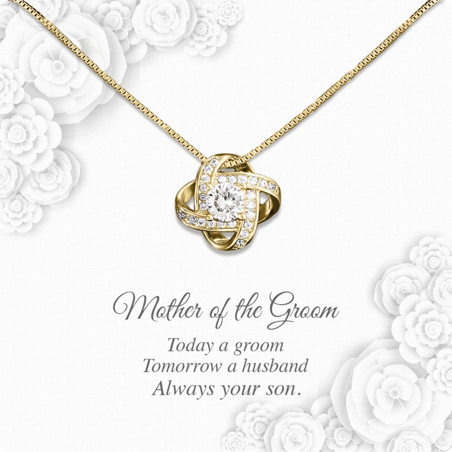 Necklace Gift For Mother Of Groom From Groom