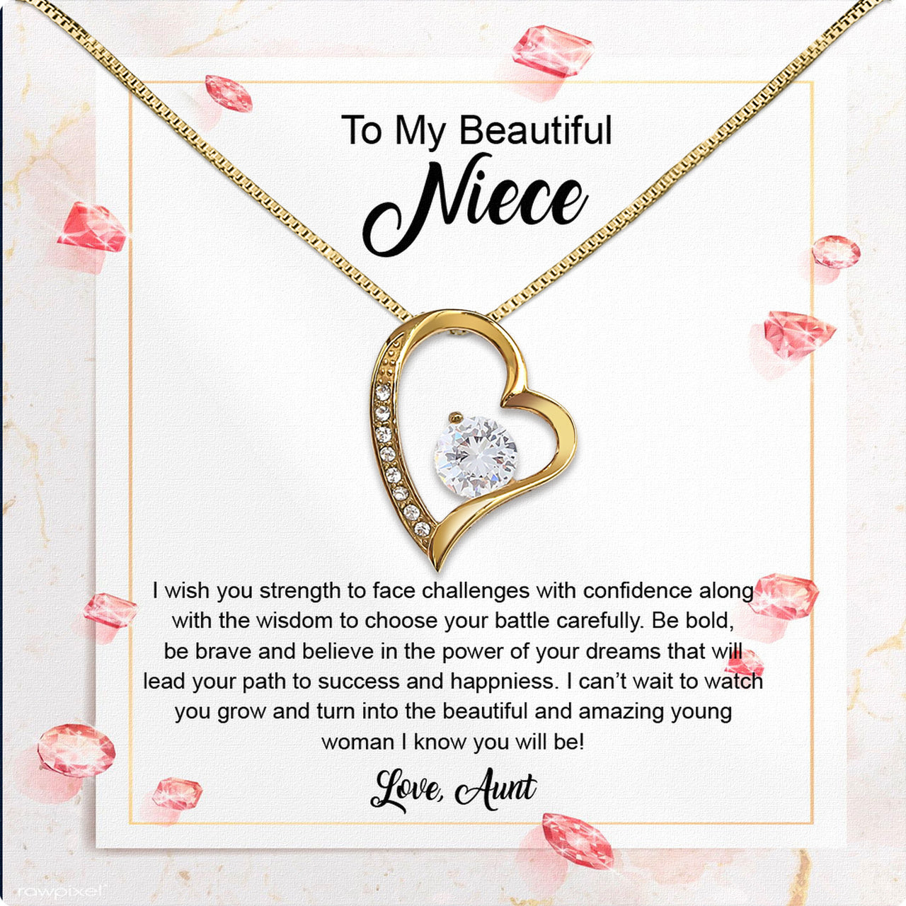 Niece Necklace: Wrap Her in Your Love, Even from Afar