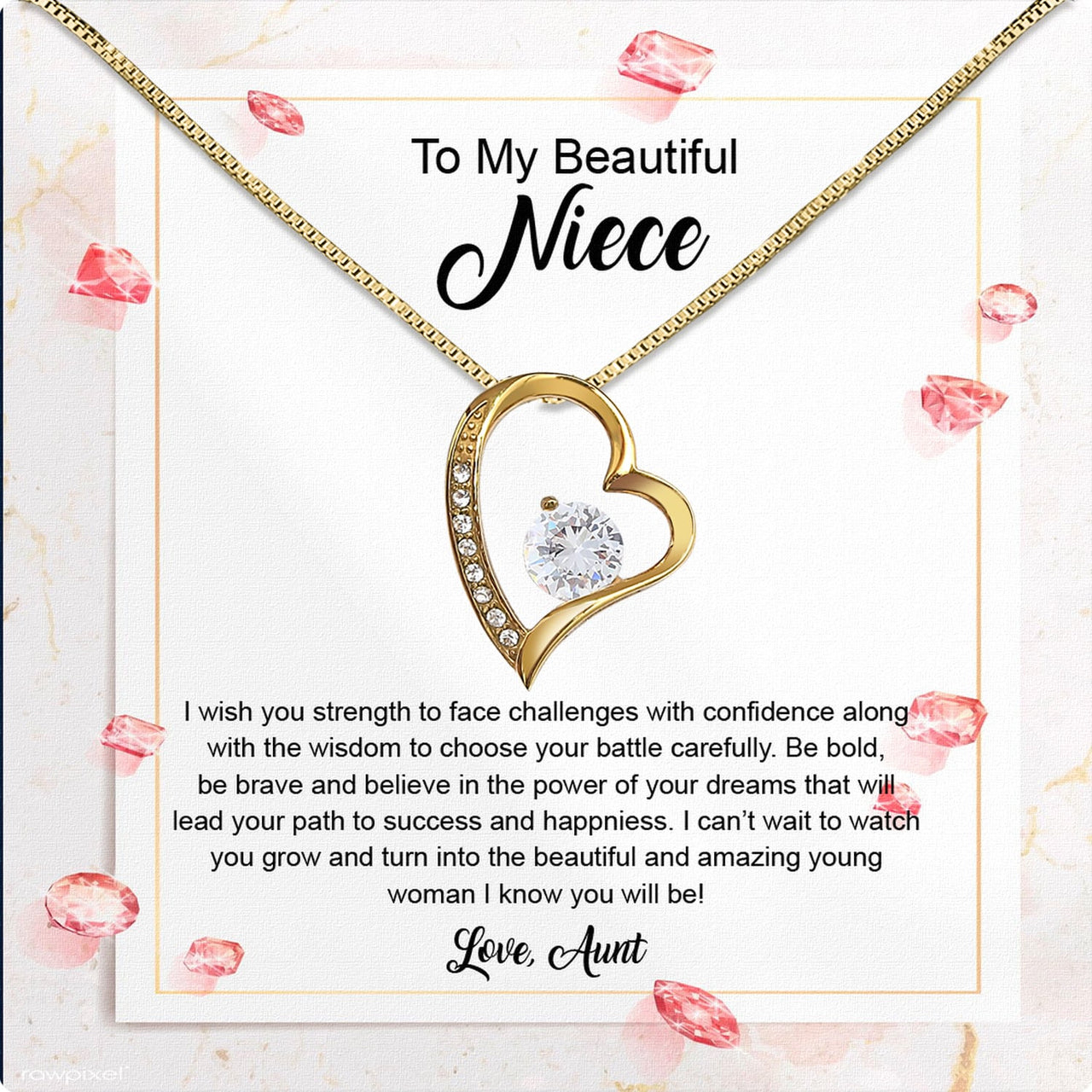 Niece Necklace: Wrap Her in Your Love, Even from Afar