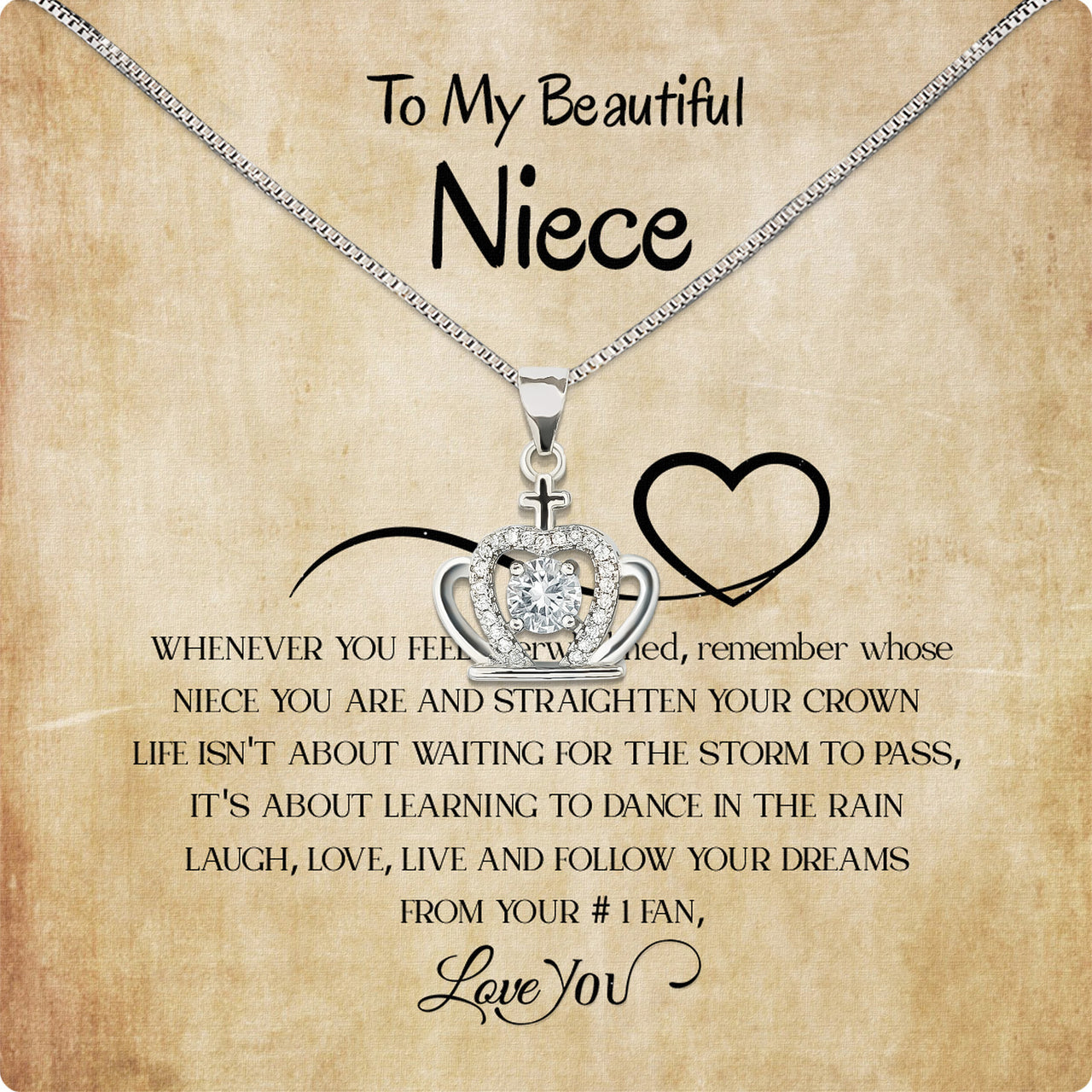 Niece Necklace: Wrap Her in Your Love, Even from Afar