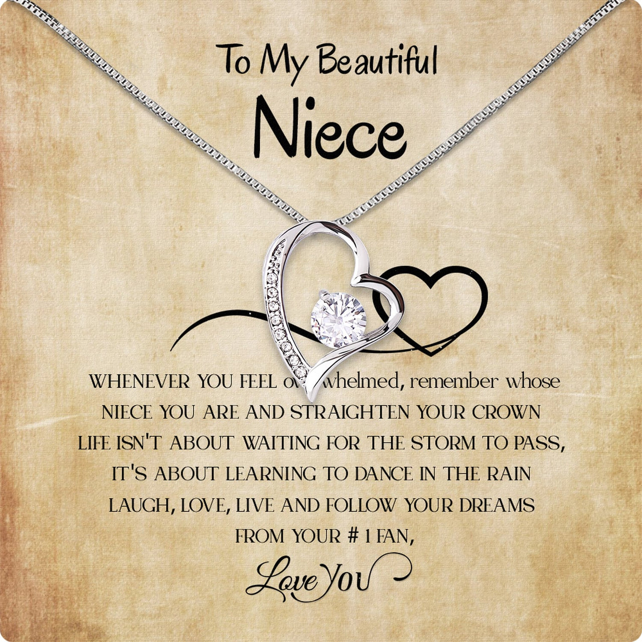 Niece Necklace: Wrap Her in Your Love, Even from Afar