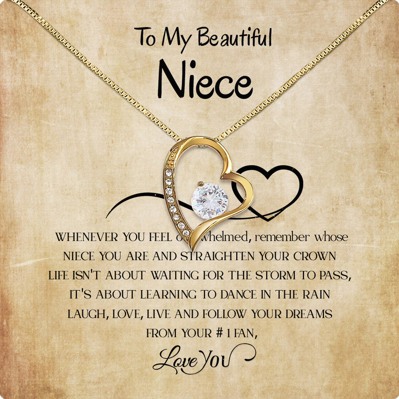 Niece Necklace: Wrap Her in Your Love, Even from Afar