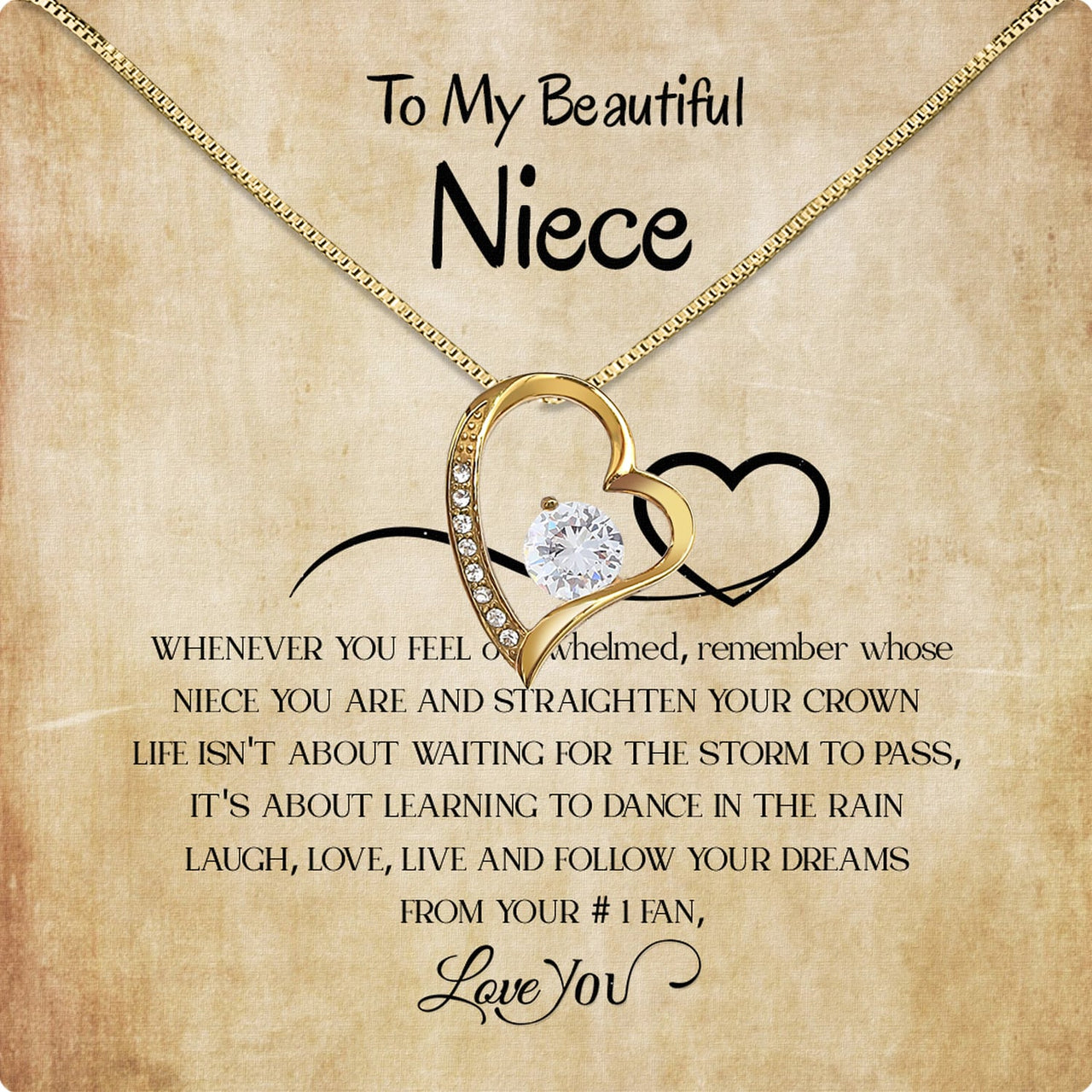 Niece Necklace: Wrap Her in Your Love, Even from Afar