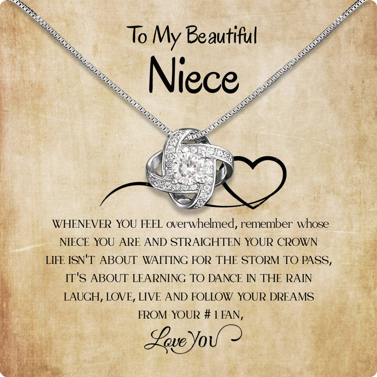 Niece Necklace: Wrap Her in Your Love, Even from Afar