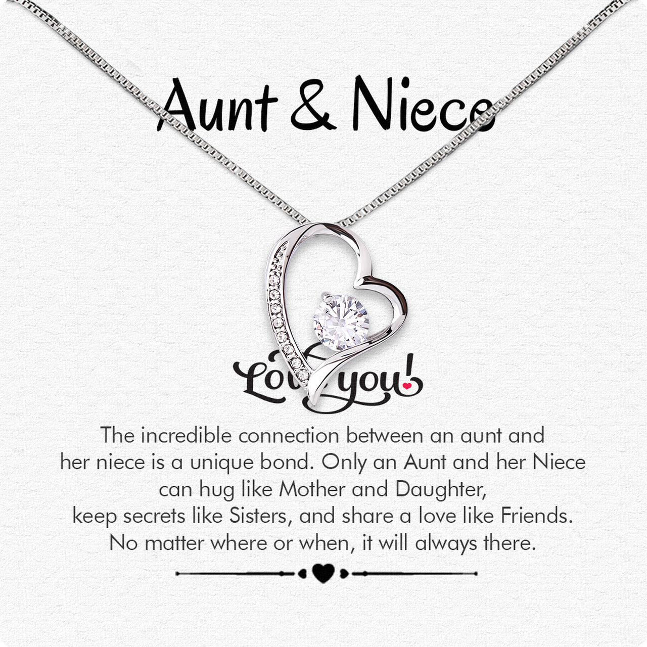 Niece Necklace: Wrap Her in Your Love, Even from Afar