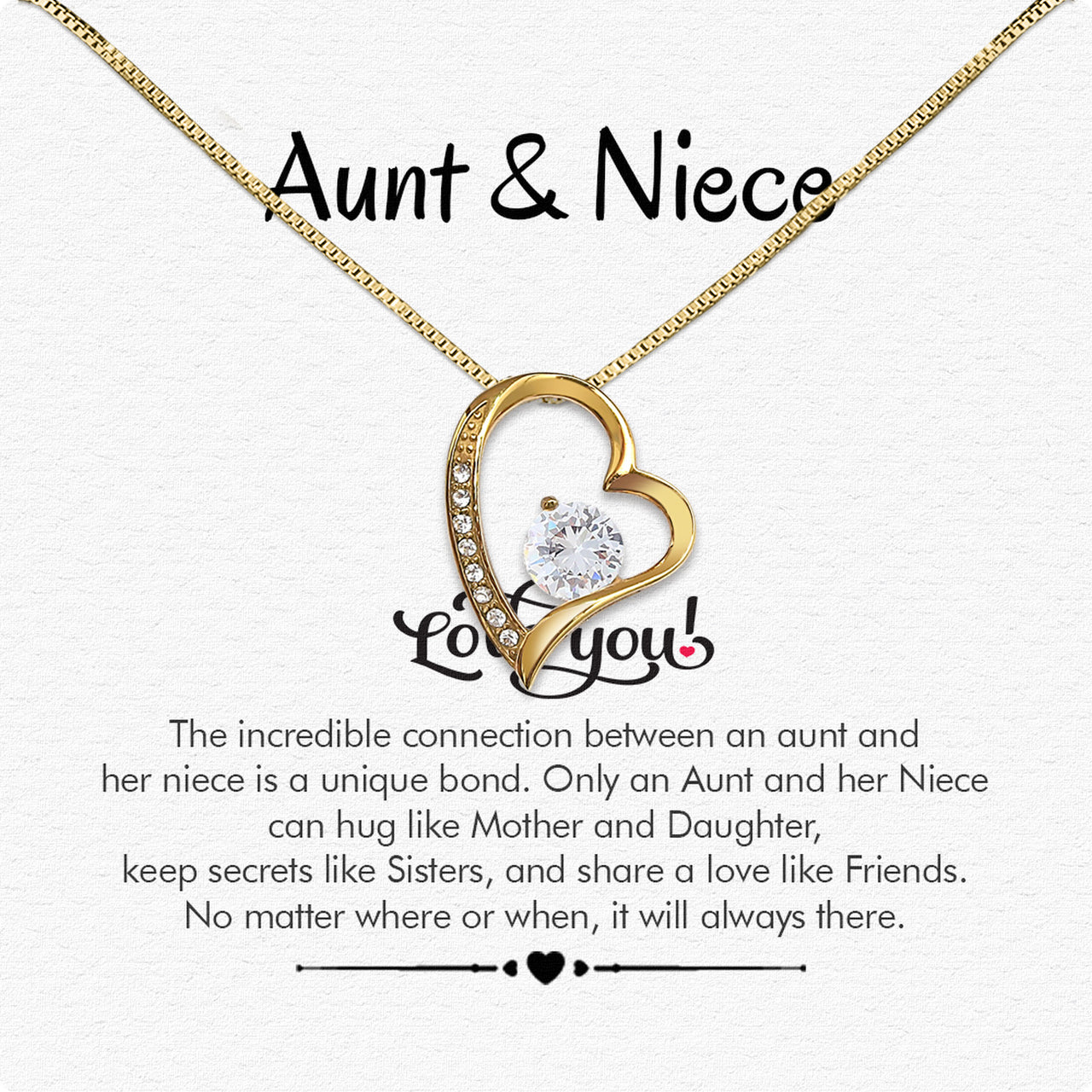 Niece Necklace: Wrap Her in Your Love, Even from Afar