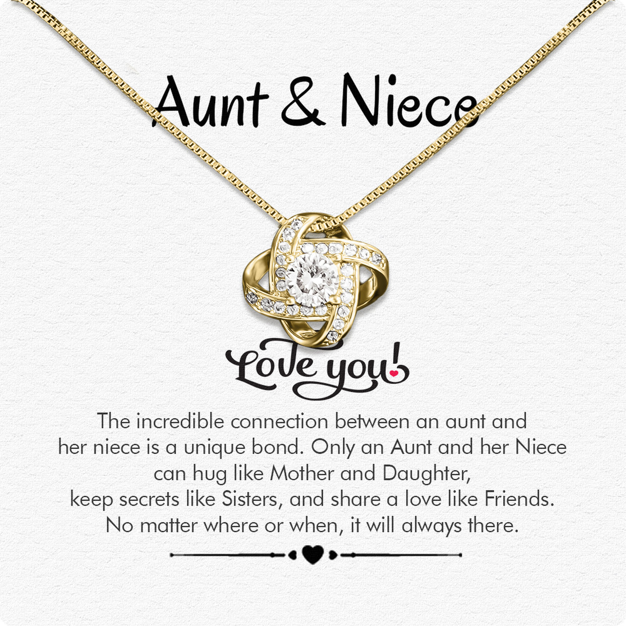 Niece Necklace: Wrap Her in Your Love, Even from Afar