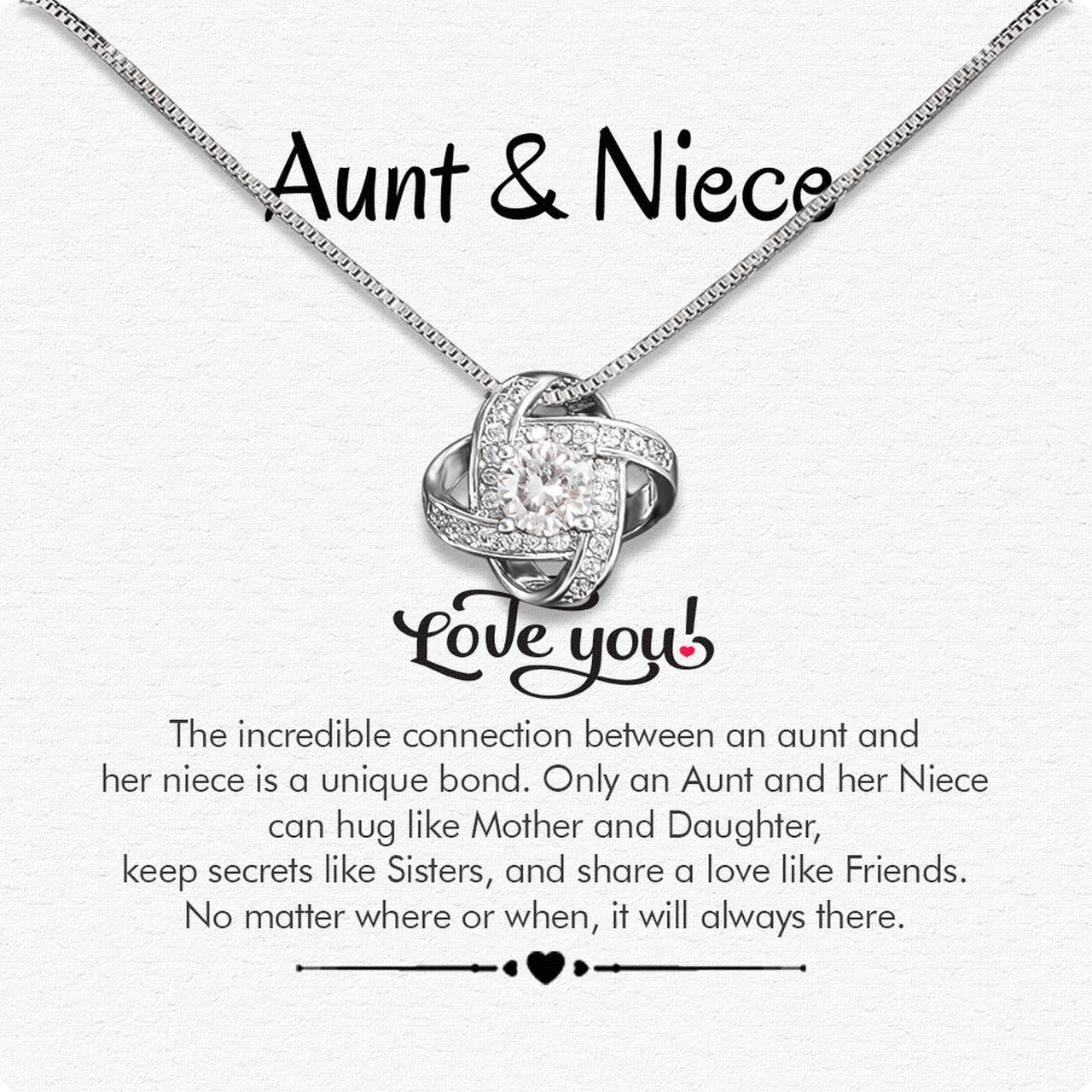 Niece Necklace: Wrap Her in Your Love, Even from Afar