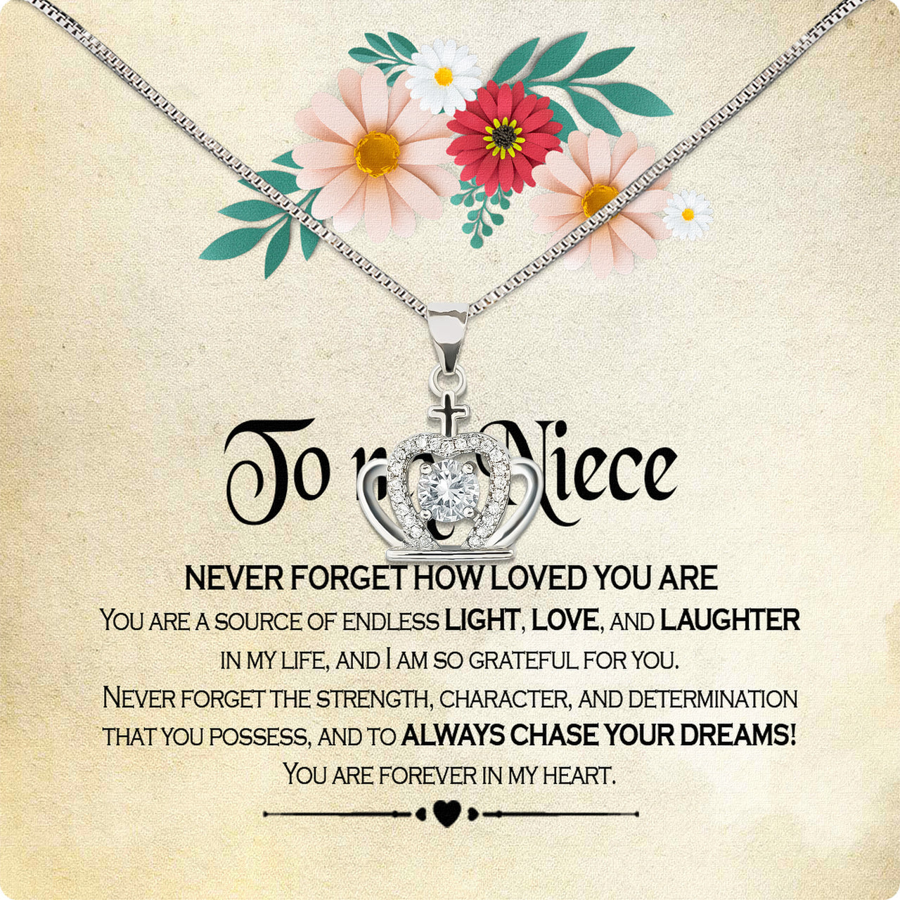 Niece Necklace: Wrap Her in Your Love, Even from Afar