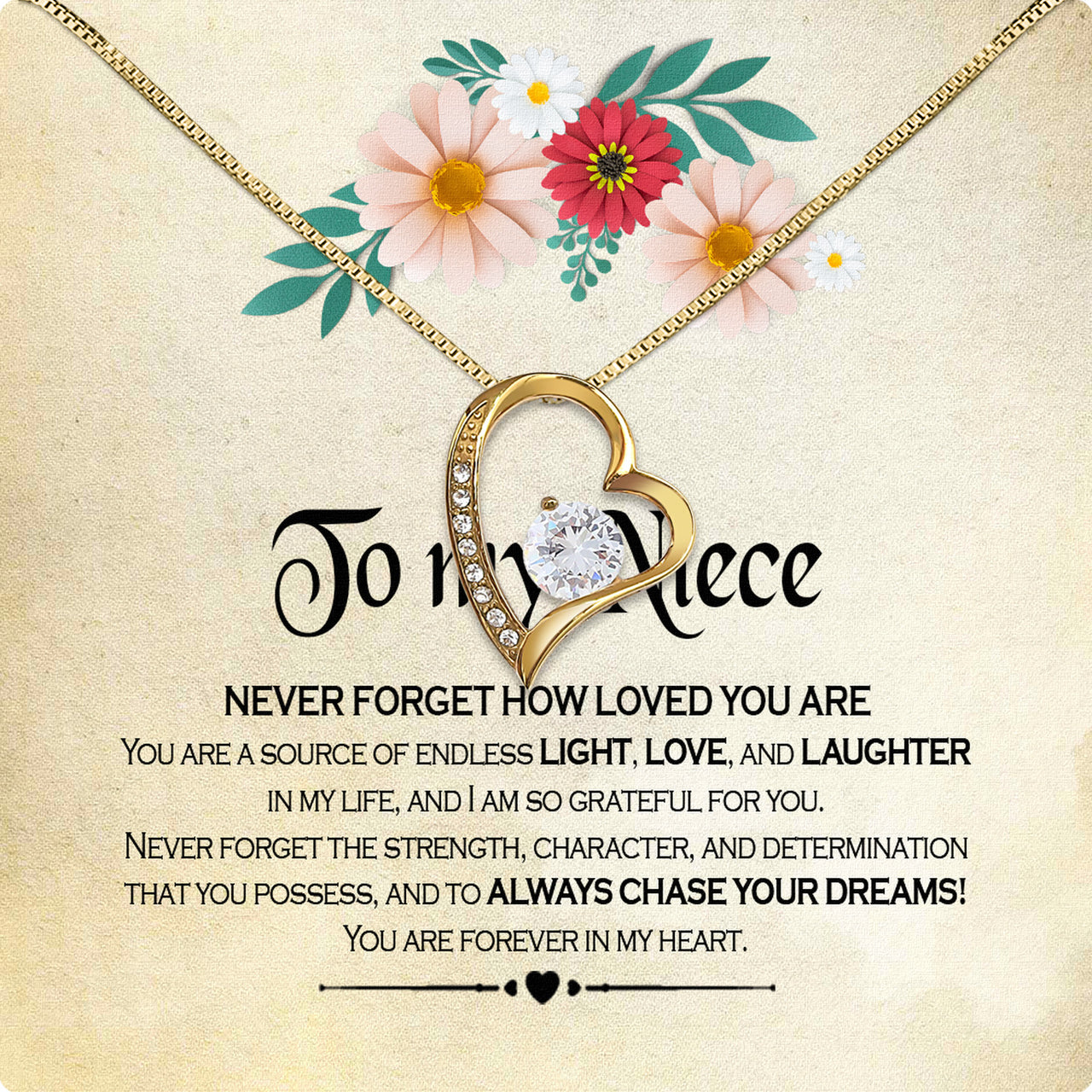 Niece Necklace: Wrap Her in Your Love, Even from Afar