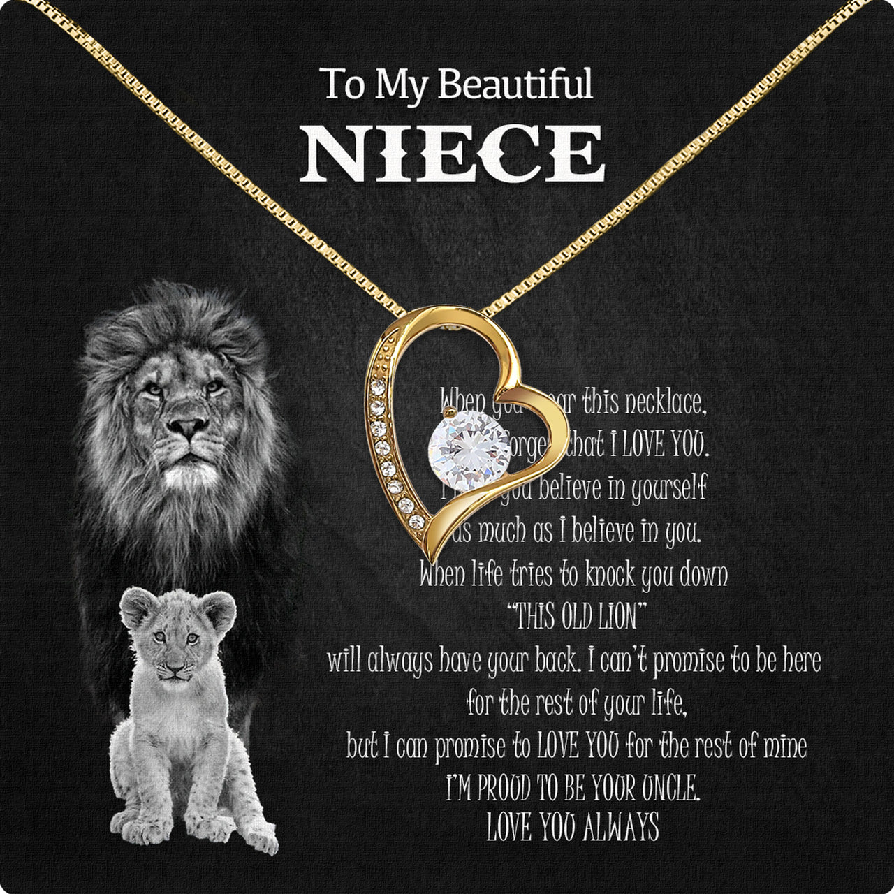 Niece Necklace: Wrap Her in Your Love, Even from Afar