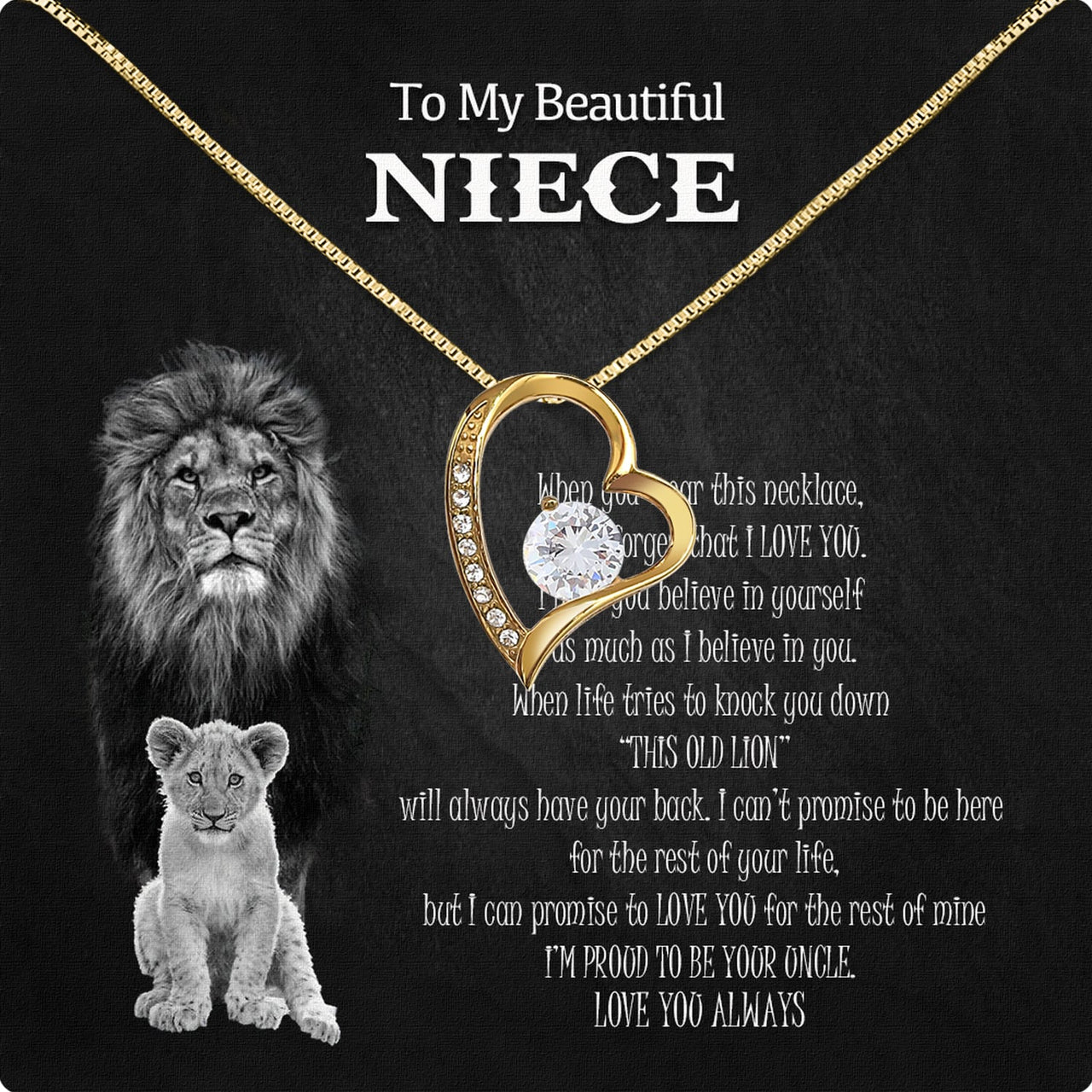 Niece Necklace: Wrap Her in Your Love, Even from Afar