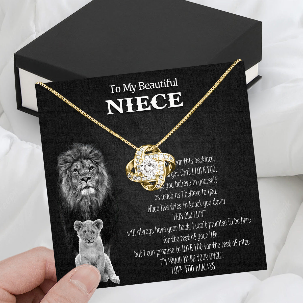 Niece Necklace: Wrap Her in Your Love, Even from Afar