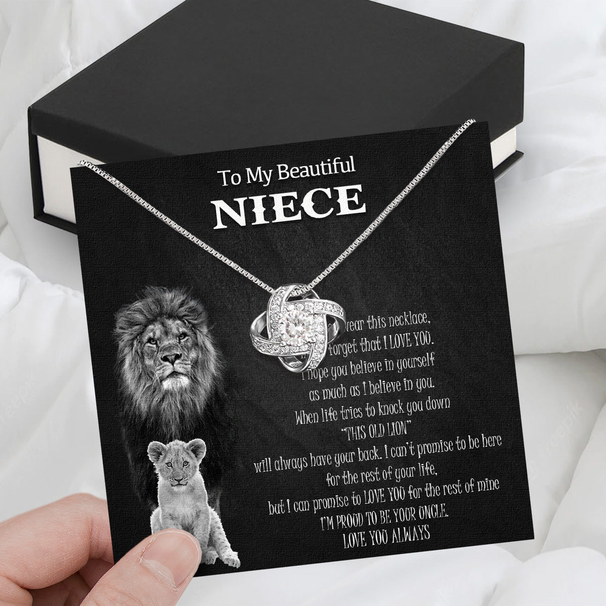 Niece Necklace: Wrap Her in Your Love, Even from Afar