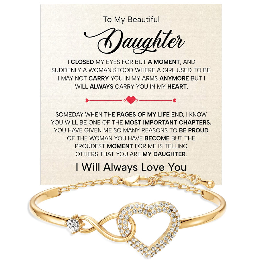 To My Daughter Bracelet - Pages Of My Life