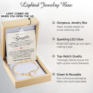 To My Daughter Bracelet - Pages Of My Life