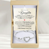 To My Daughter Bracelet - Pages Of My Life