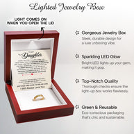 To My Daughter With Heartfelt Message - Engraved Ring For Daughter - Precious Daughter
