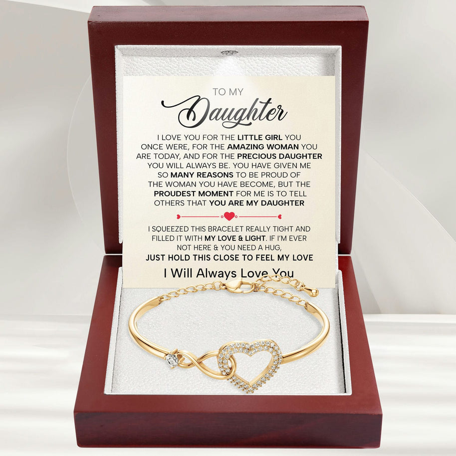 To My Daughter Bracelet - Precious Daughter