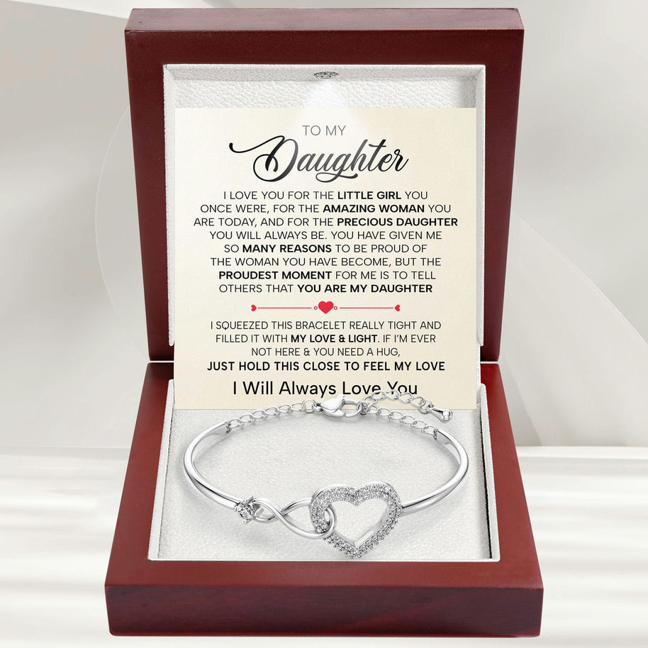 To My Daughter Bracelet - Precious Daughter