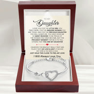 To My Daughter Bracelet - Precious Daughter