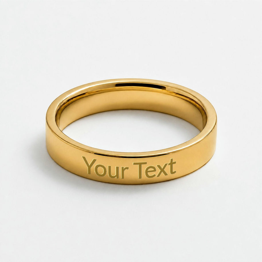 To My Daughter With Heartfelt Message - Engraved Ring For Daughter - Always In Mine