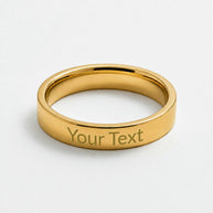 To My Daughter With Heartfelt Message - Engraved Ring For Daughter - Always In Mine