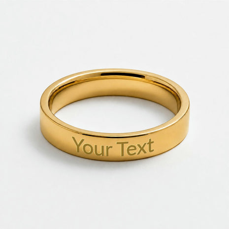 To My Daughter With Heartfelt Message - Engraved Ring For Daughter - Pages Of My Life