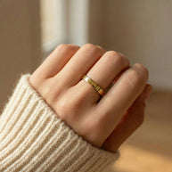 To My Daughter With Heartfelt Message - Engraved Ring For Daughter - Always In Mine