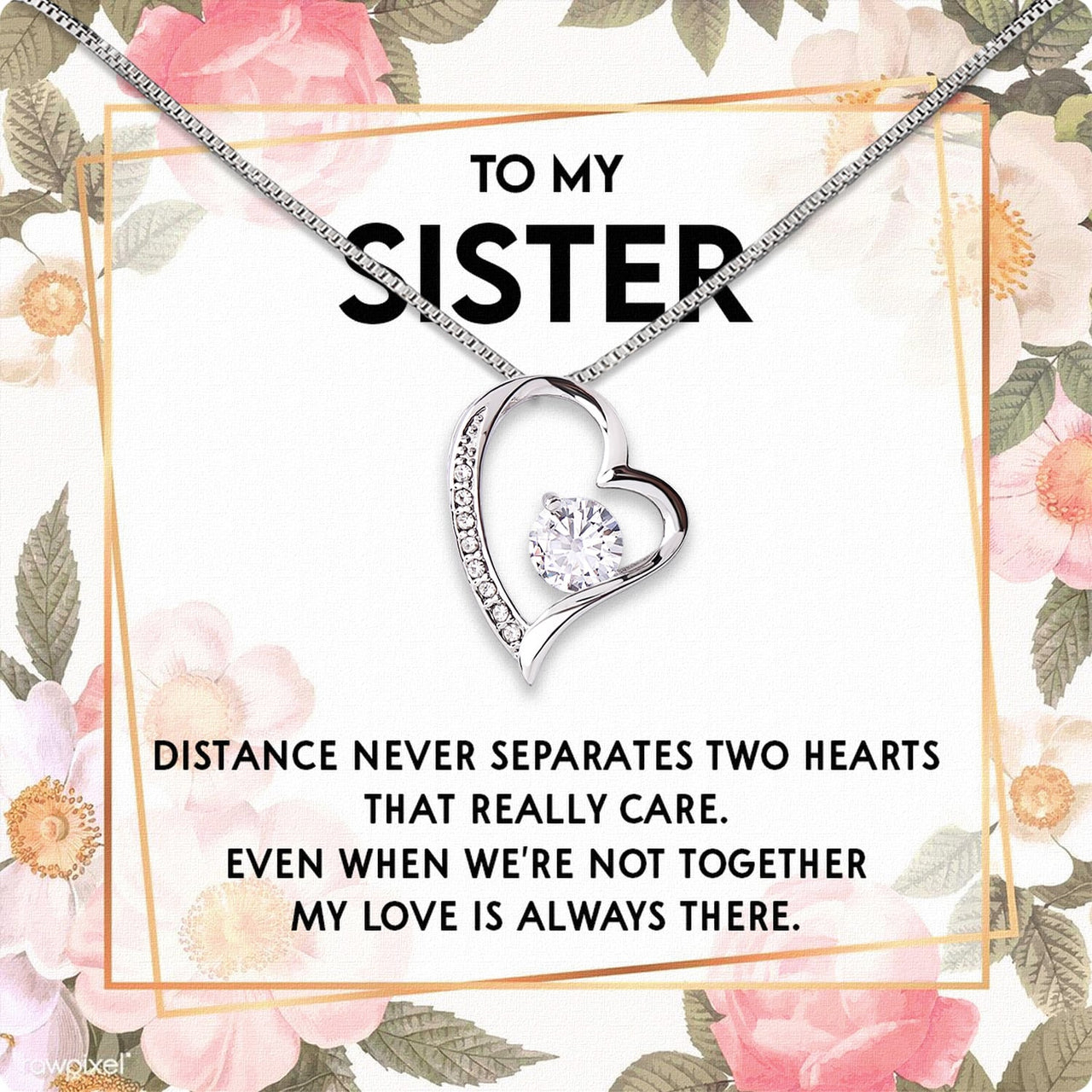 Sister Necklace: Because Some Love Needs No Words