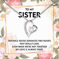 Sister Necklace: Because Some Love Needs No Words