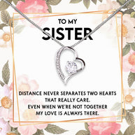 Sister Necklace: Because Some Love Needs No Words