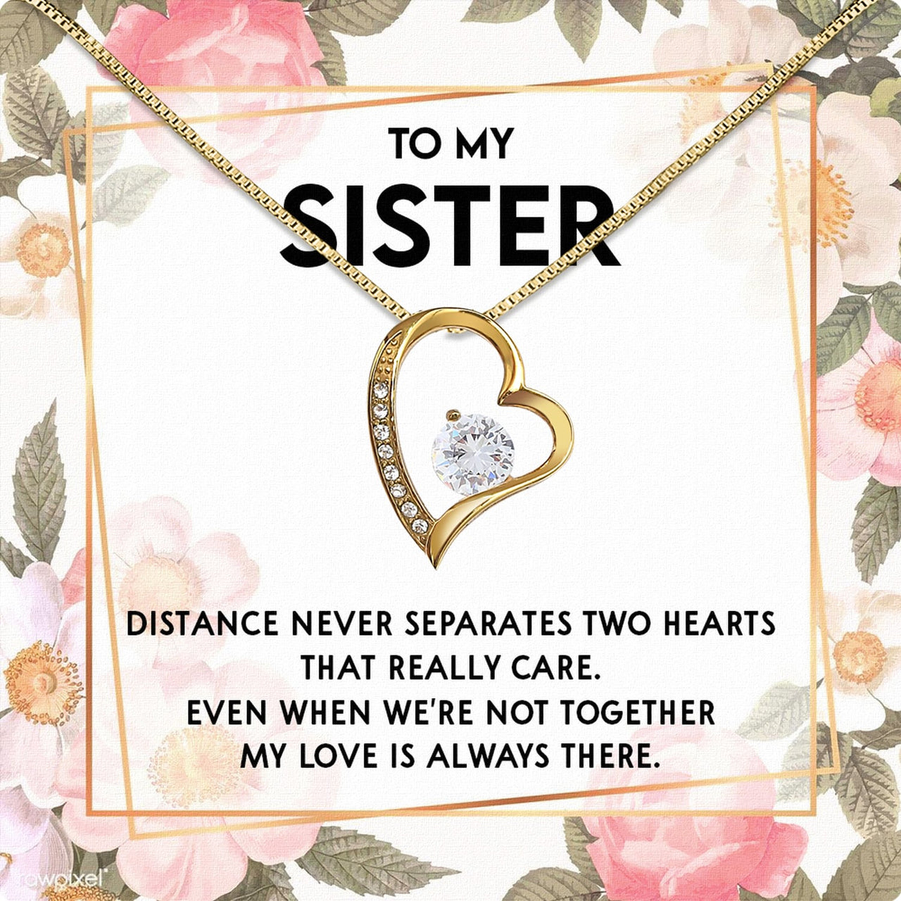 Sister Necklace: Because Some Love Needs No Words