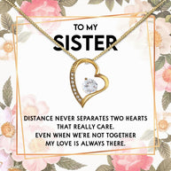 Sister Necklace: Because Some Love Needs No Words