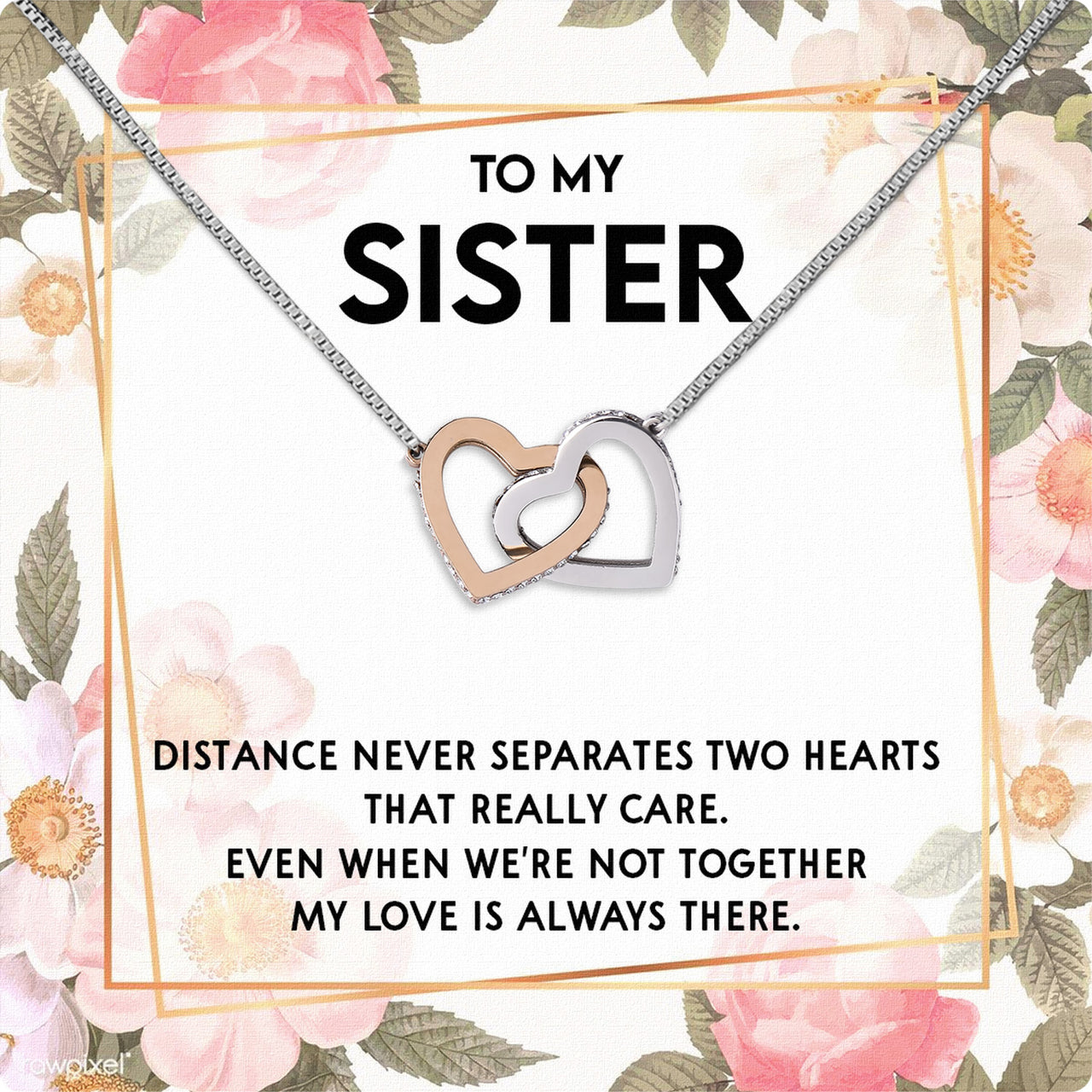 Sister Necklace: Because Some Love Needs No Words