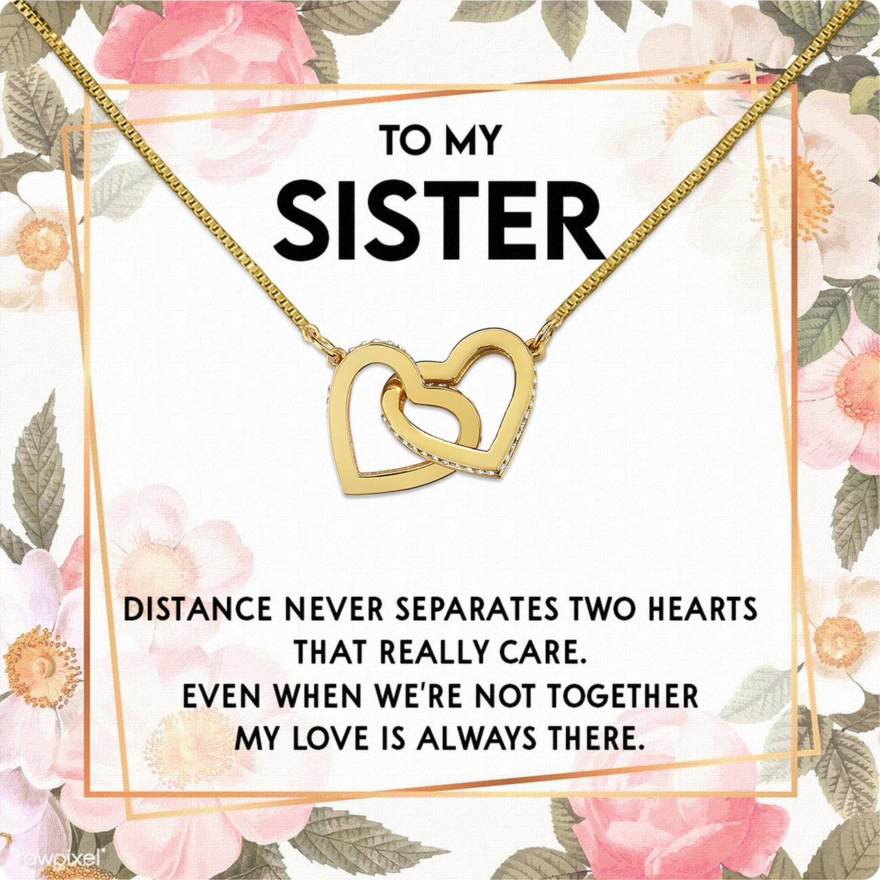 Sister Necklace: Because Some Love Needs No Words