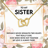 Sister Necklace: Because Some Love Needs No Words