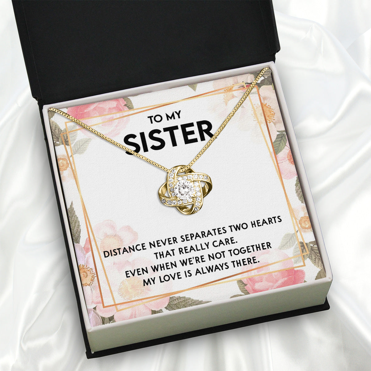 Sister Necklace: Because Some Love Needs No Words