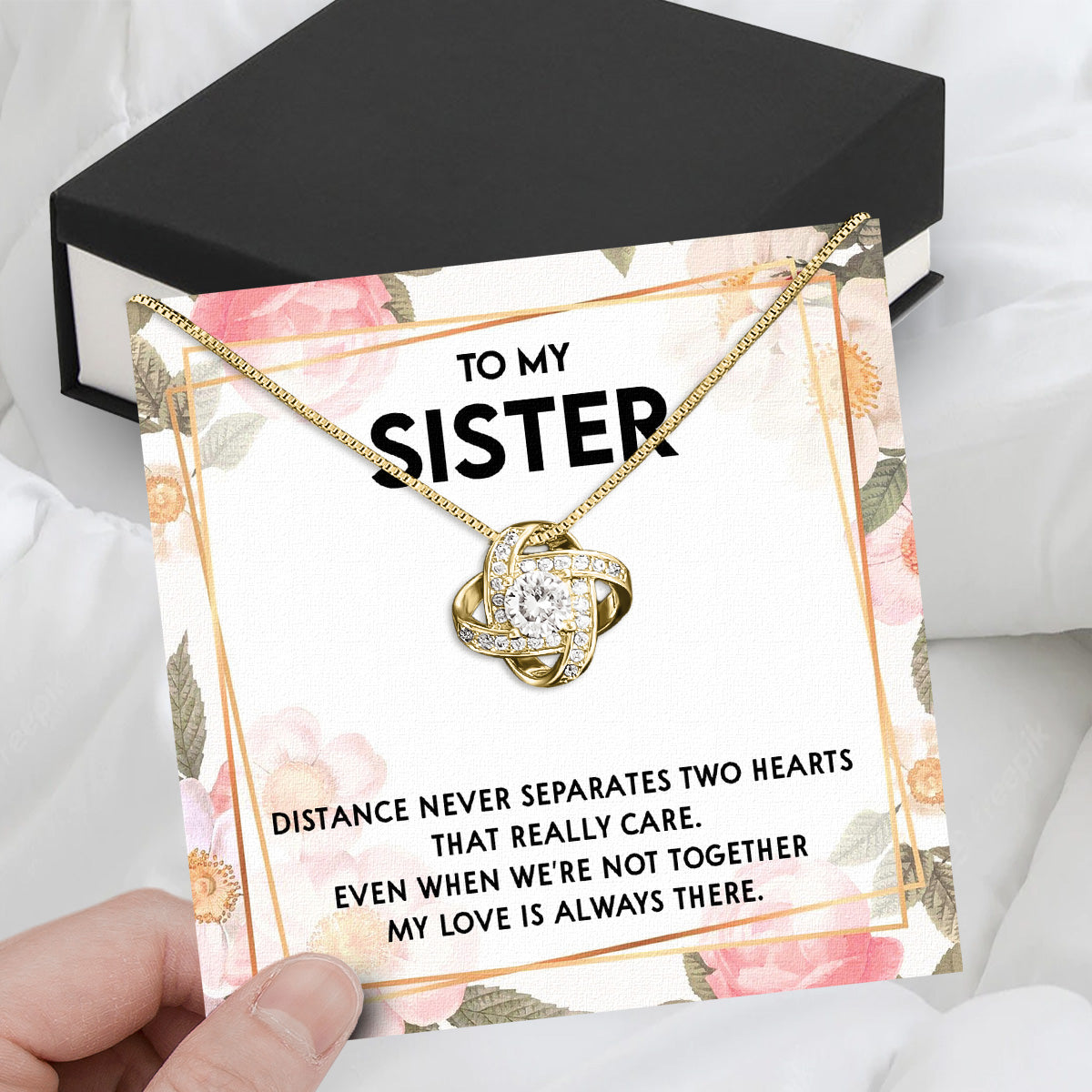 Sister Necklace: Because Some Love Needs No Words