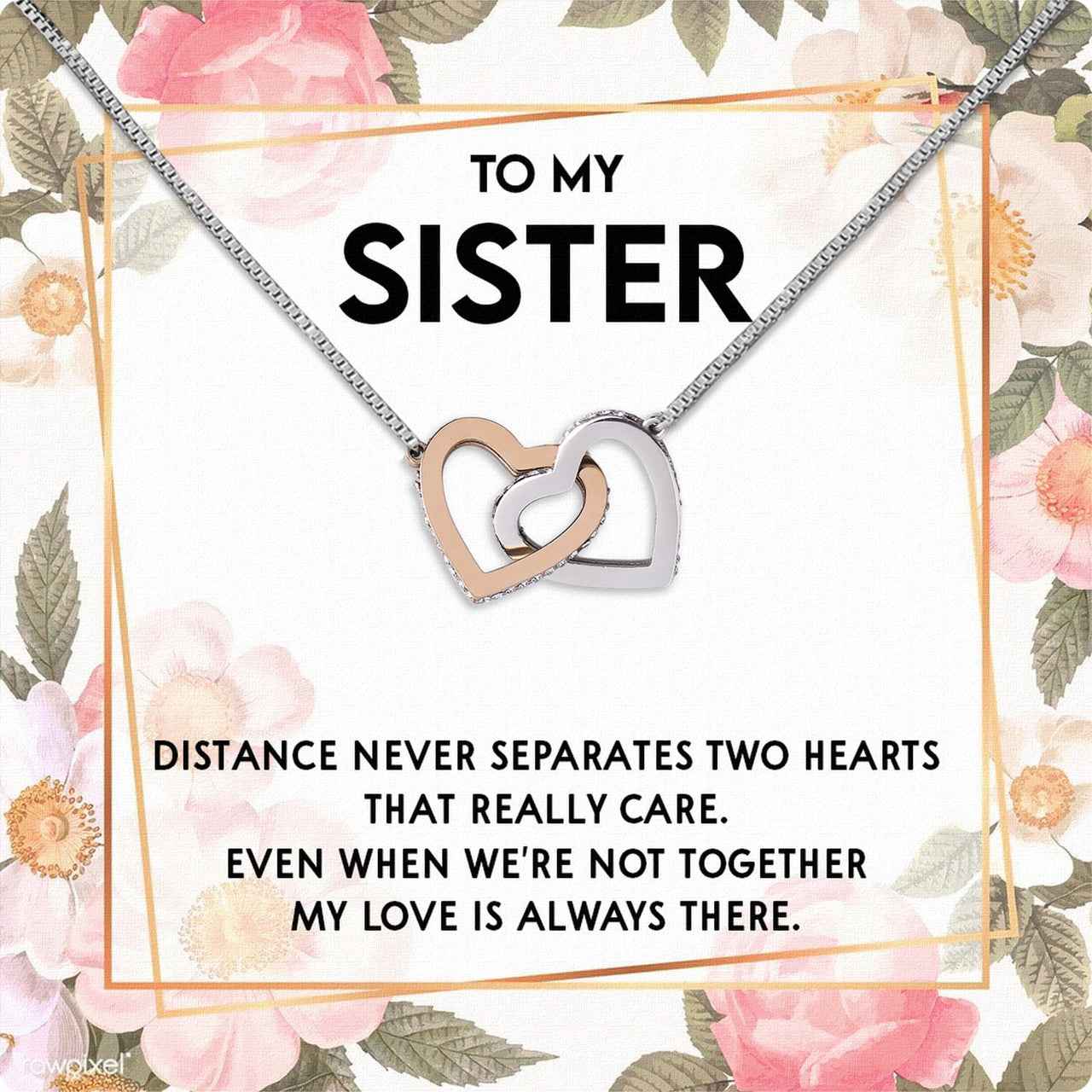 Sister Necklace: Because Some Love Needs No Words