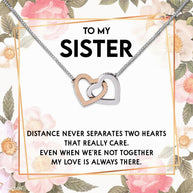 Sister Necklace: Because Some Love Needs No Words