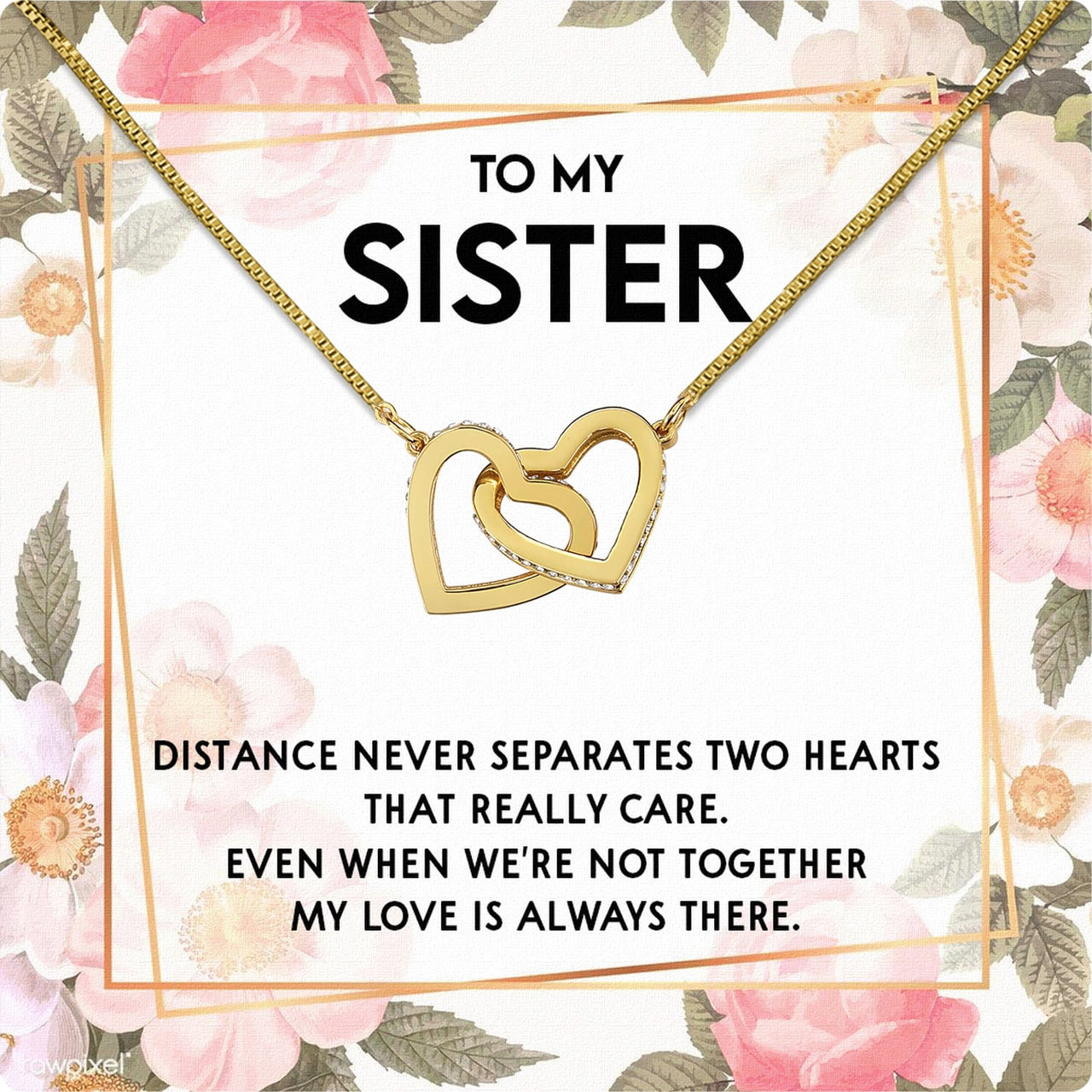 Sister Necklace: Because Some Love Needs No Words