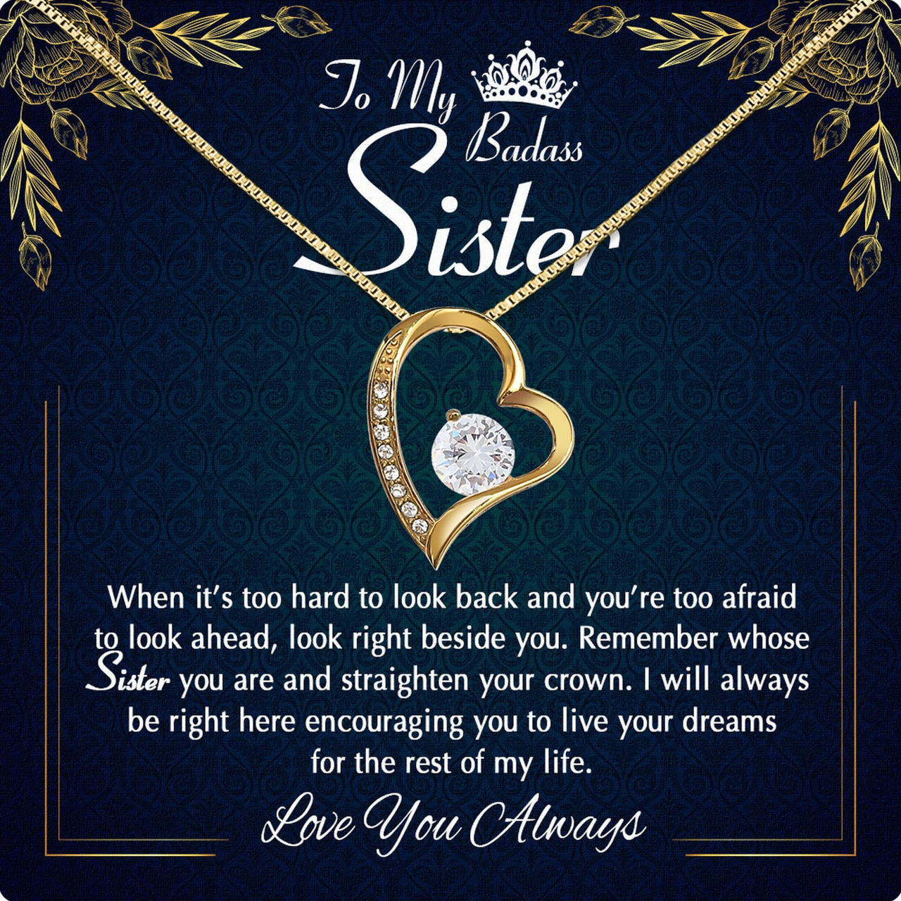 Sister Necklace: Because Some Love Needs No Words