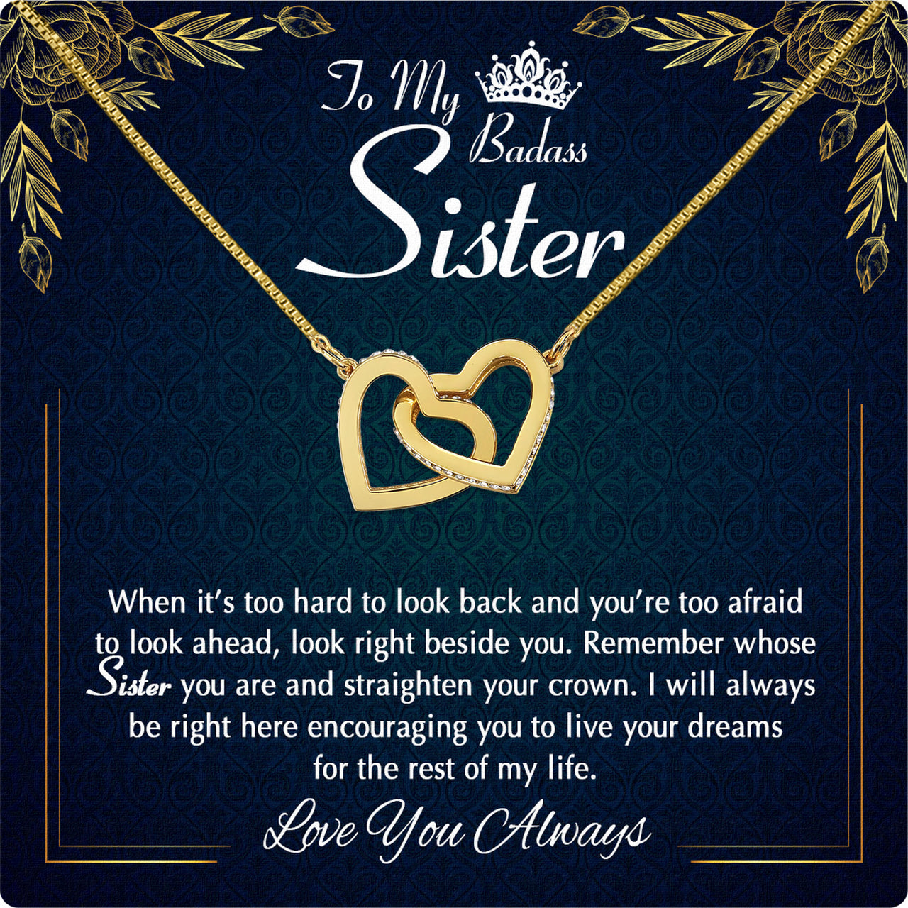 Sister Necklace: Because Some Love Needs No Words