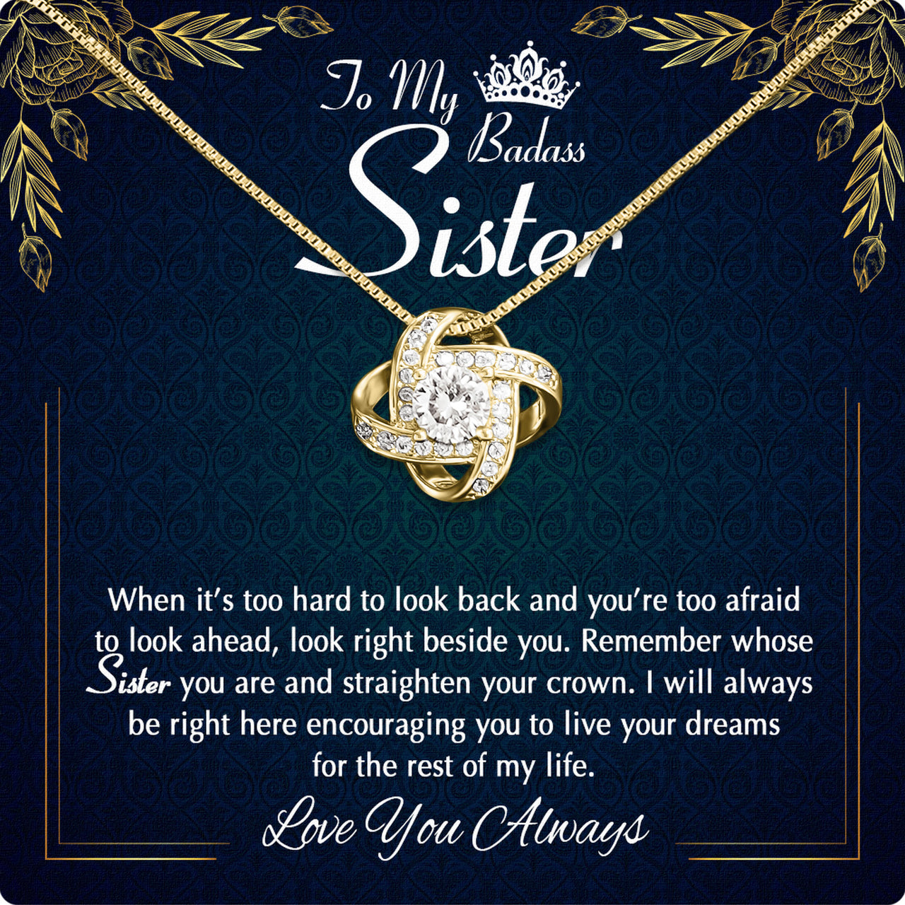 Sister Necklace: Because Some Love Needs No Words