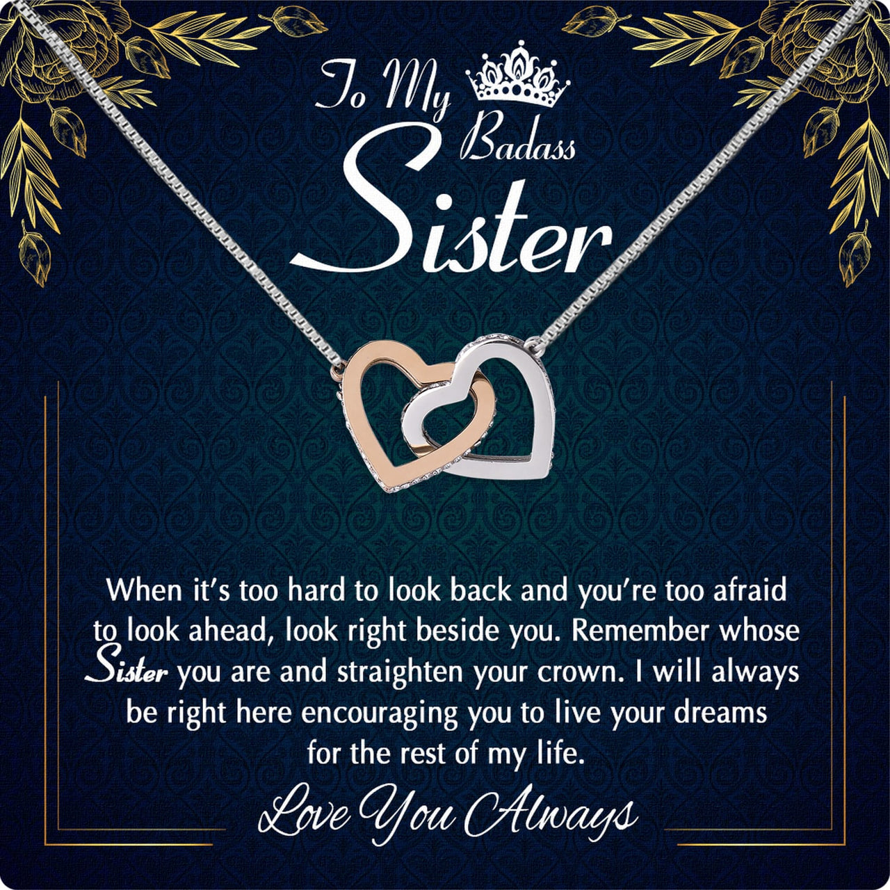 Sister Necklace: Because Some Love Needs No Words