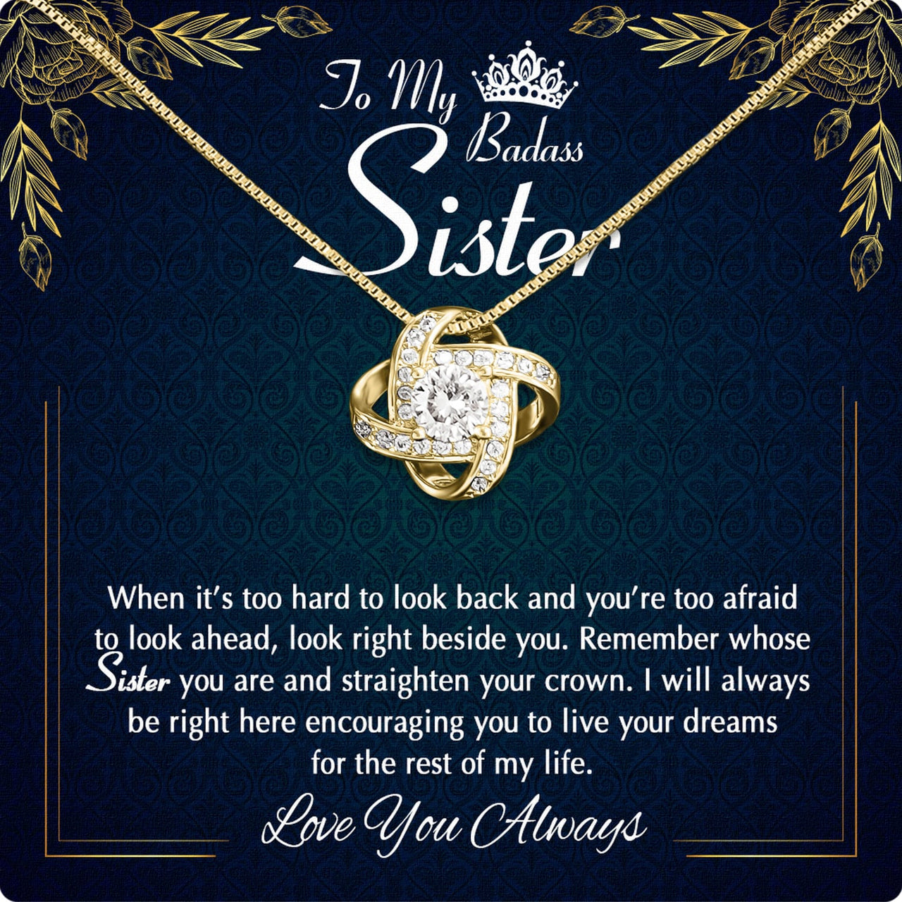 Sister Necklace: Because Some Love Needs No Words