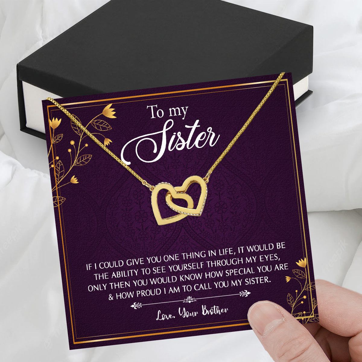 Sister Necklace: Because Some Love Needs No Words